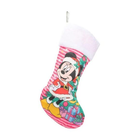 Kurt Adler Disney© Minnie Mouse With Tree Stocking - Picture 1 of 2